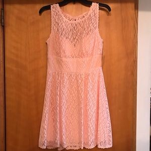 NWT pink lace dress